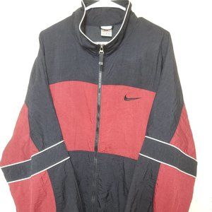 Mens Red And Black Nike Windbreaker 